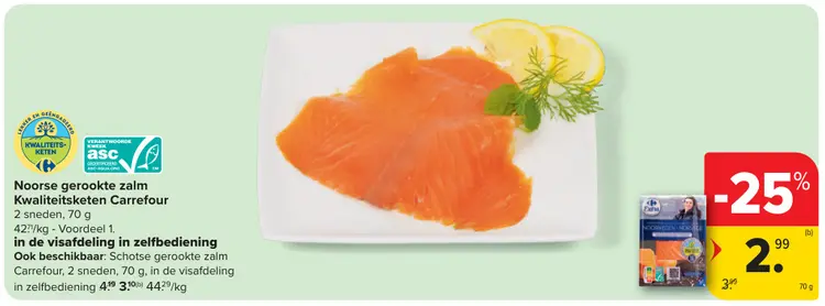 Promotie: Noorse gerookte zalm