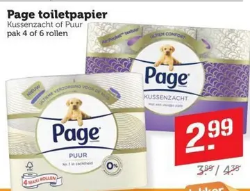 Aanbieding: Page toiletpapier