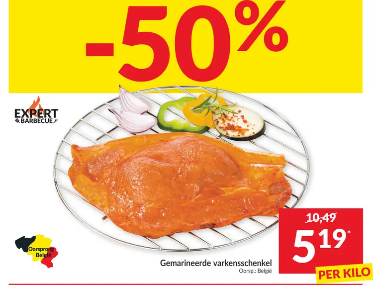 Promotie: Gemarineerde varkensschenkel