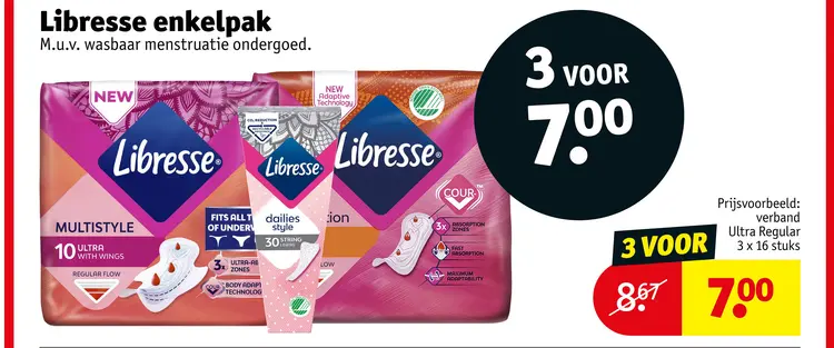 Aanbieding: Libresse enkelpak