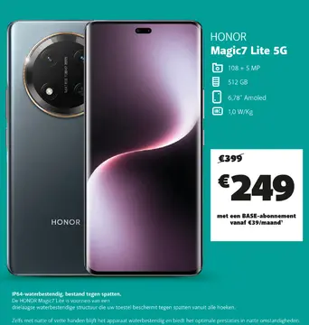 Aanbieding: HONOR Magic7 Lite 5G