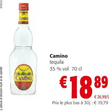 Offre: Camino tequila