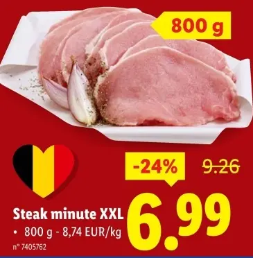 Offre: Steak minute XXL