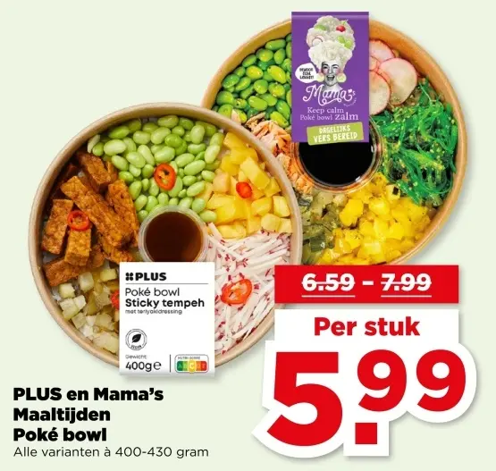 Mama's Maaltijden Poké bowl