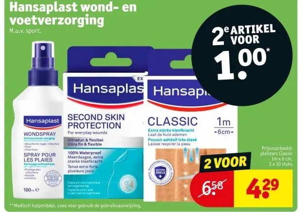 Aanbieding: Hansaplast wond- en voetverzorging