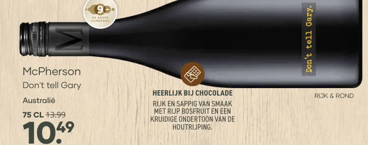 Aanbieding: McPherson Don't tell Gary