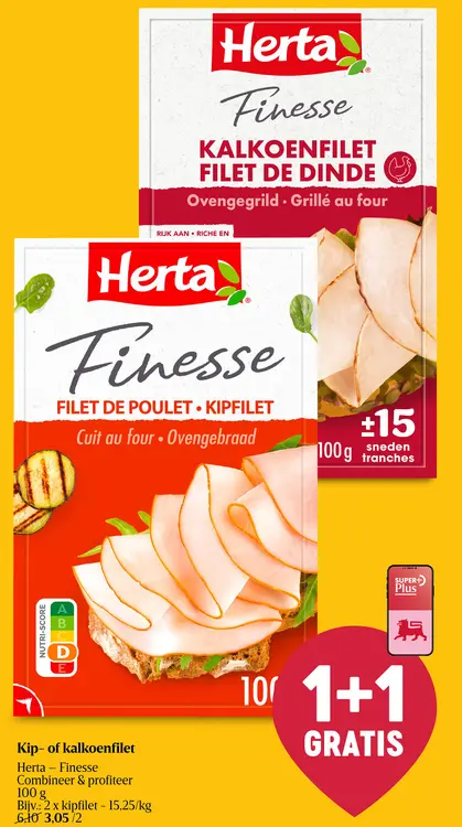 Promotie: Kip- of kalkoenfilet