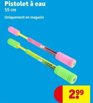 Offre: Pistolet à eau
