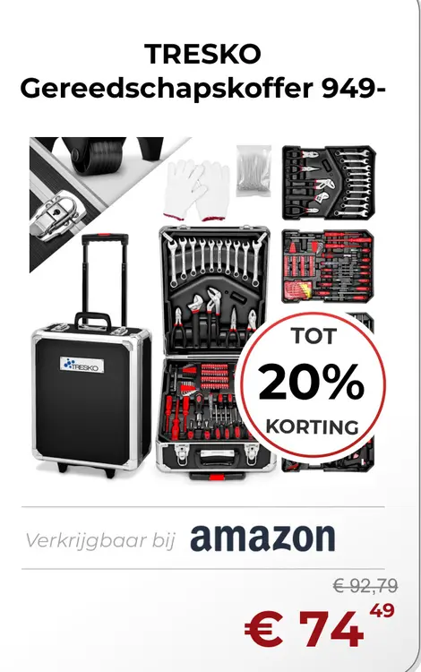 Aanbieding: Gereedschapskoffer 949-