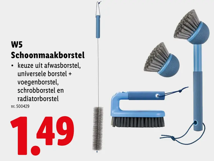 Promotie: Schoonmaakborstel