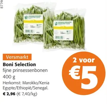 Aanbieding: Fijne prinsessenbonen