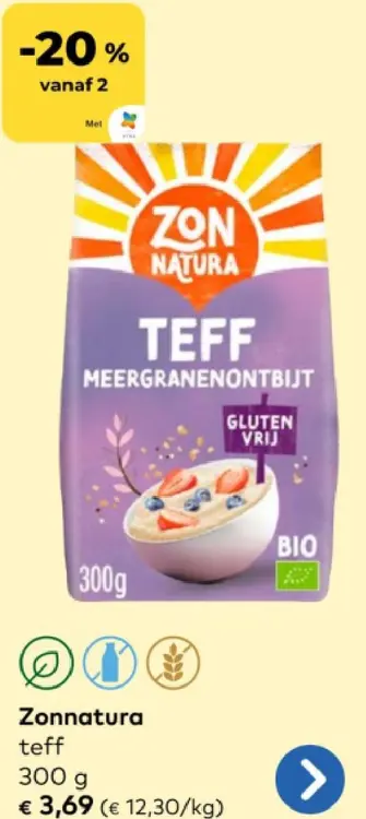 Promotie: Teff Meergranenontbijt
