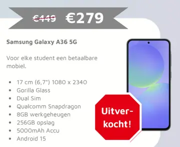 Aanbieding: Samsung Galaxy A36 5G