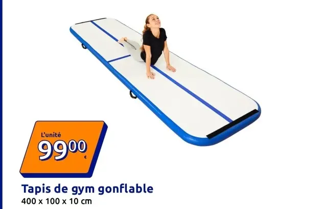 Offre: Tapis de gym gonflable