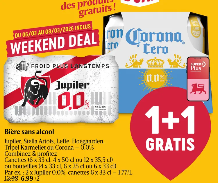 Offre: Bière sans alcool
