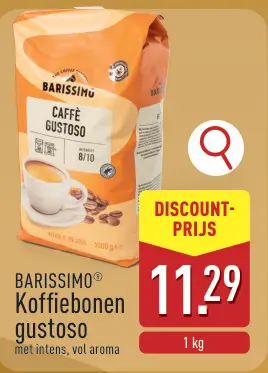 Promotie: Koffiebonen gustoso