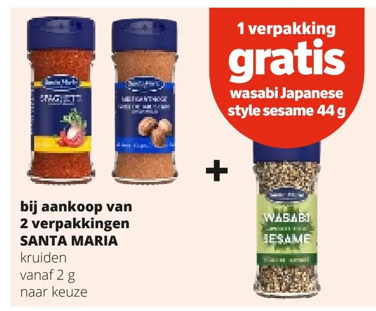 Aanbieding: Wasabi Japanese style sesame