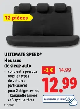 Offre: Housses de siège auto