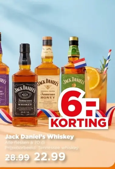 Aanbieding: Jack Daniel's Whiskey