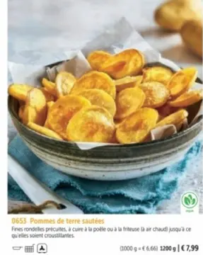 Offre: Pommes de terre sautées