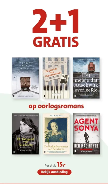 Aanbieding: Oorlogsromans
