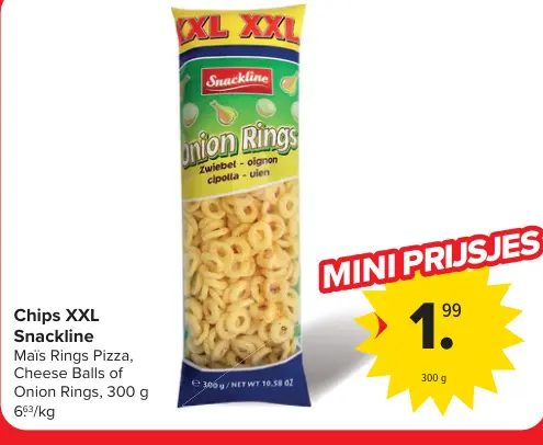 Promotie: Chips XXL Onion Rings