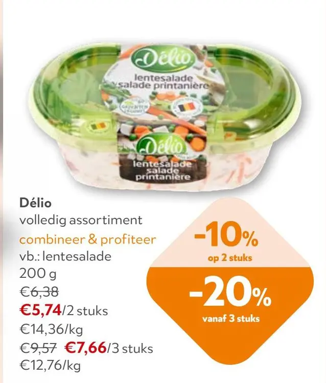 Aanbieding: lentesalade salade printanière