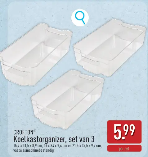 Promotie: Koelkastorganizer