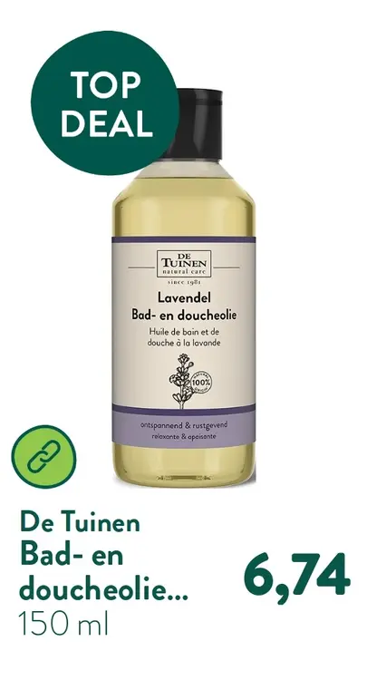 Aanbieding: Lavendel Bad- en doucheolie