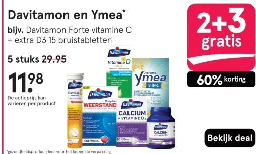 Aanbieding: Davitamon en Ymea