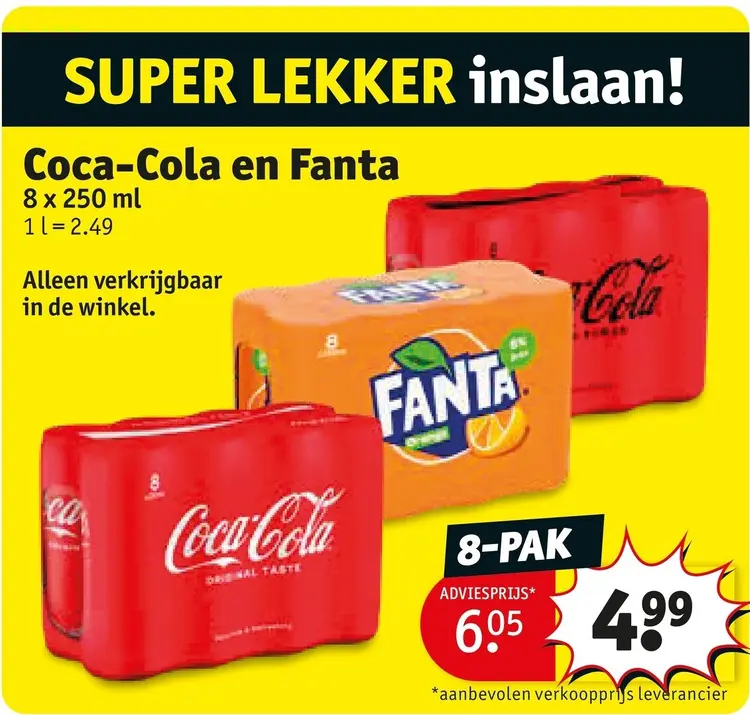 Promotie: Frisdrank