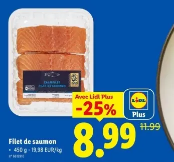Offre: Filet de saumon