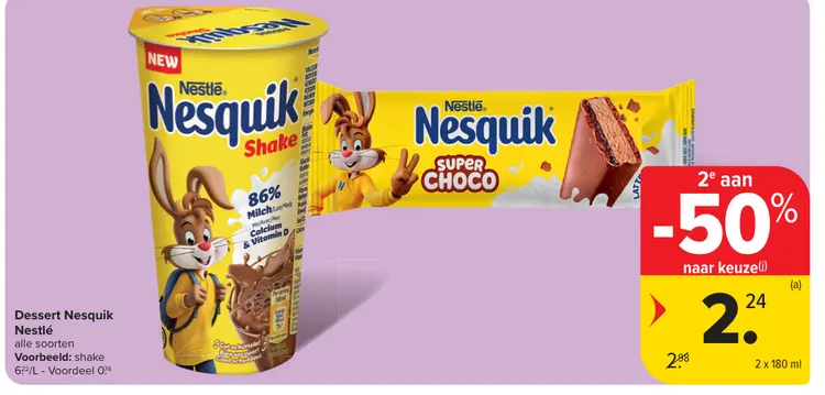 Promotie: Dessert Nesquik