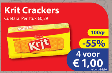 Aanbieding: Krit Crackers