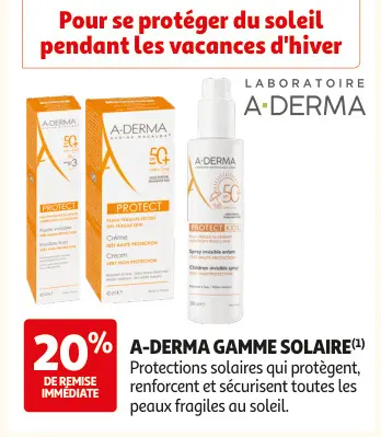 Offre: A-derma gamme solaire