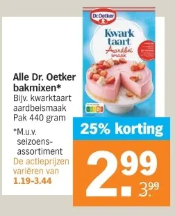 Aanbieding: Alle Dr. Oetker bakmixen