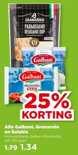 Aanbieding: Alle Galbani, Granarolo en Salakis