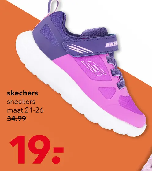 Aanbieding: Skechers Dyna Lite meisjes sneakers roze paars
