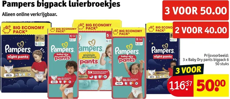Promotie: Bigpack luierbroekjes