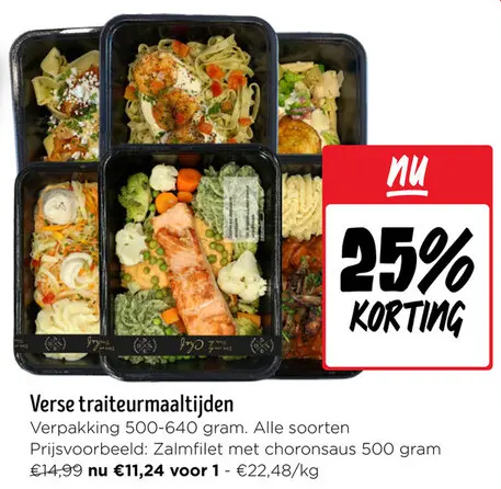 Aanbieding: Verse traiteurmaaltijden