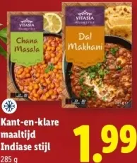 Aanbieding: Kant-en-klare maaltijd Indiase stijl