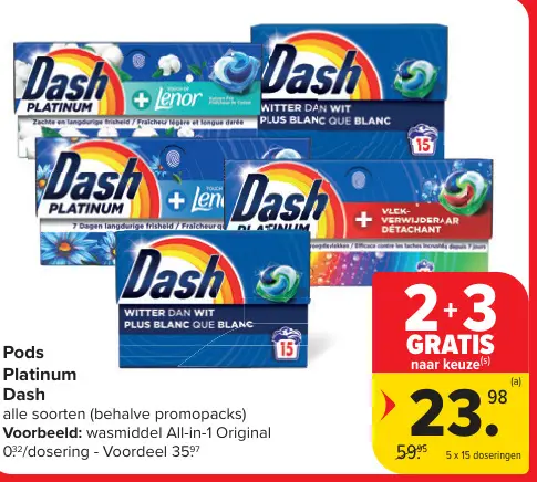 Promotie: Pods Platinum Dash