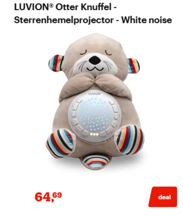 Promotie: LUVION® Otter Knuffel - Sterrenhemelprojector