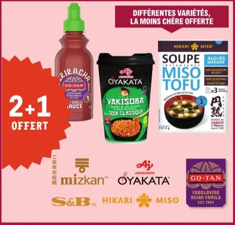 Offre: Produits de la gamme