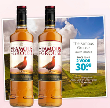 Aanbieding: The Famous Grouse Scotch Blended