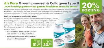 Aanbieding: Pure Groenlipmossel & Collageen type II