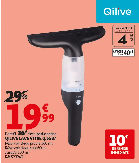 Offre: Lave vitre q.5587