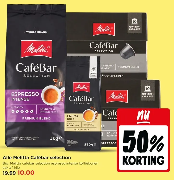 Aanbieding: Alle Melitta Cafébar selection