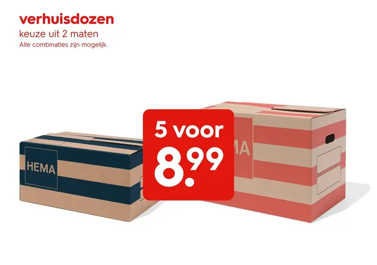 Aanbieding: Verhuisdozen