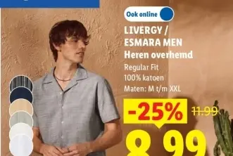 Aanbieding: Heren overhemd